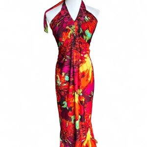 Mermaid goddess halter dress